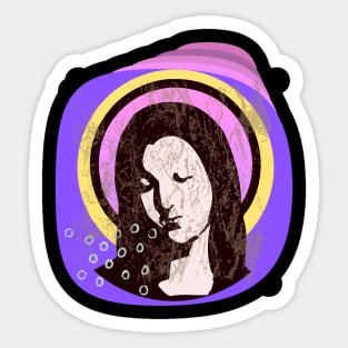 Retro Christian Design Sticker